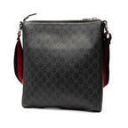 Gucci Medium GG Supreme Night Courier Messenger Bag