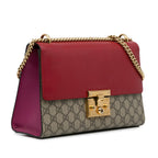 Gucci Medium GG Supreme Padlock Shoulder Bag (SHG-NsVRUv)