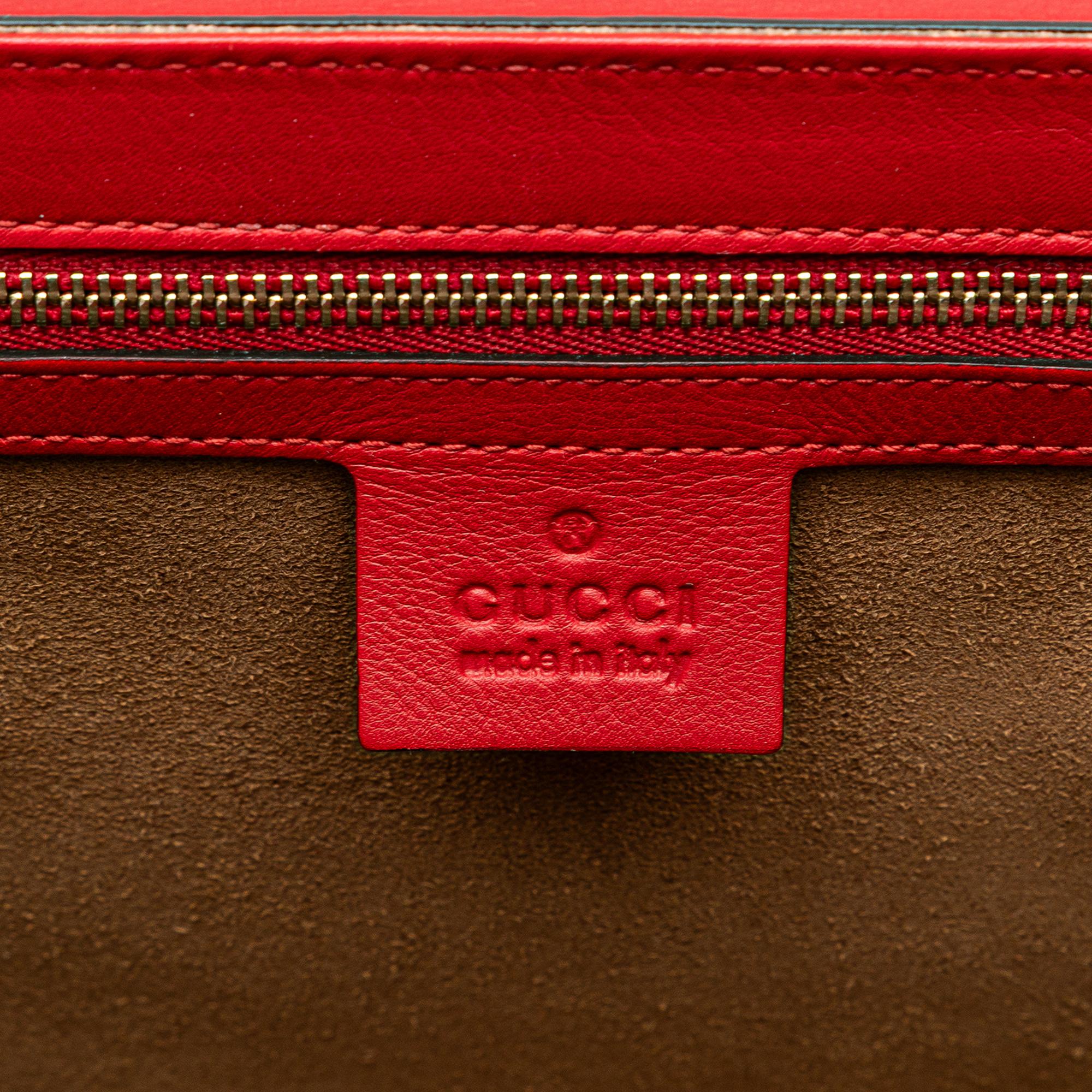 Gucci Medium GG Supreme Padlock Shoulder Bag