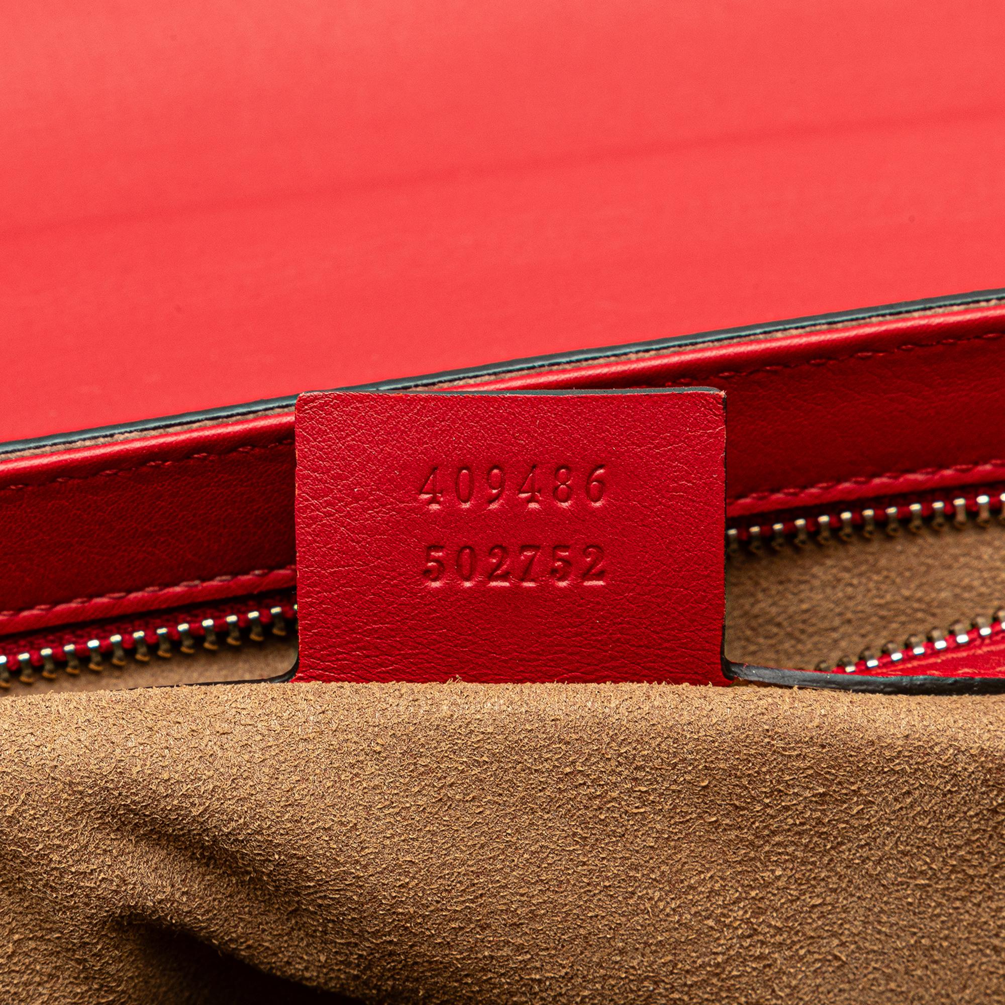 Gucci Medium GG Supreme Padlock Shoulder Bag