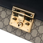 Gucci Medium GG Supreme Padlock Shoulder Bag