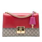 Gucci Medium GG Supreme Padlock Shoulder Bag