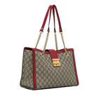 Gucci Medium GG Supreme Padlock Tote Bag (SHG-a8LoUy)