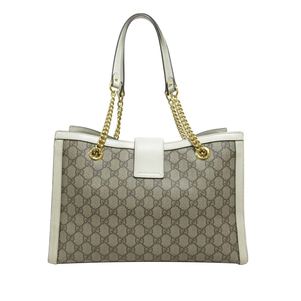 Gucci Medium GG Supreme Padlock Tote Bag (SHG-d03O8y)