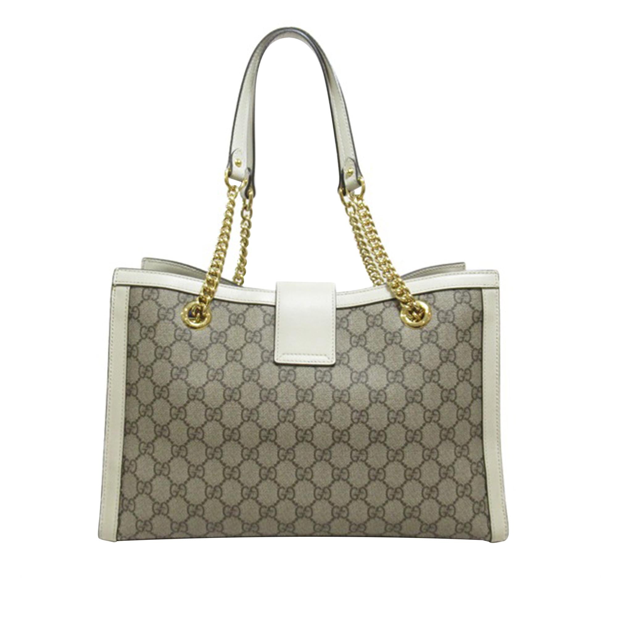 Gucci Medium GG Supreme Padlock Tote Bag (SHG-d03O8y)