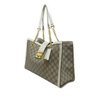 Gucci Medium GG Supreme Padlock Tote Bag (SHG-d03O8y)