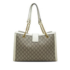 Gucci Medium GG Supreme Padlock Tote Bag (SHG-uagYvF)