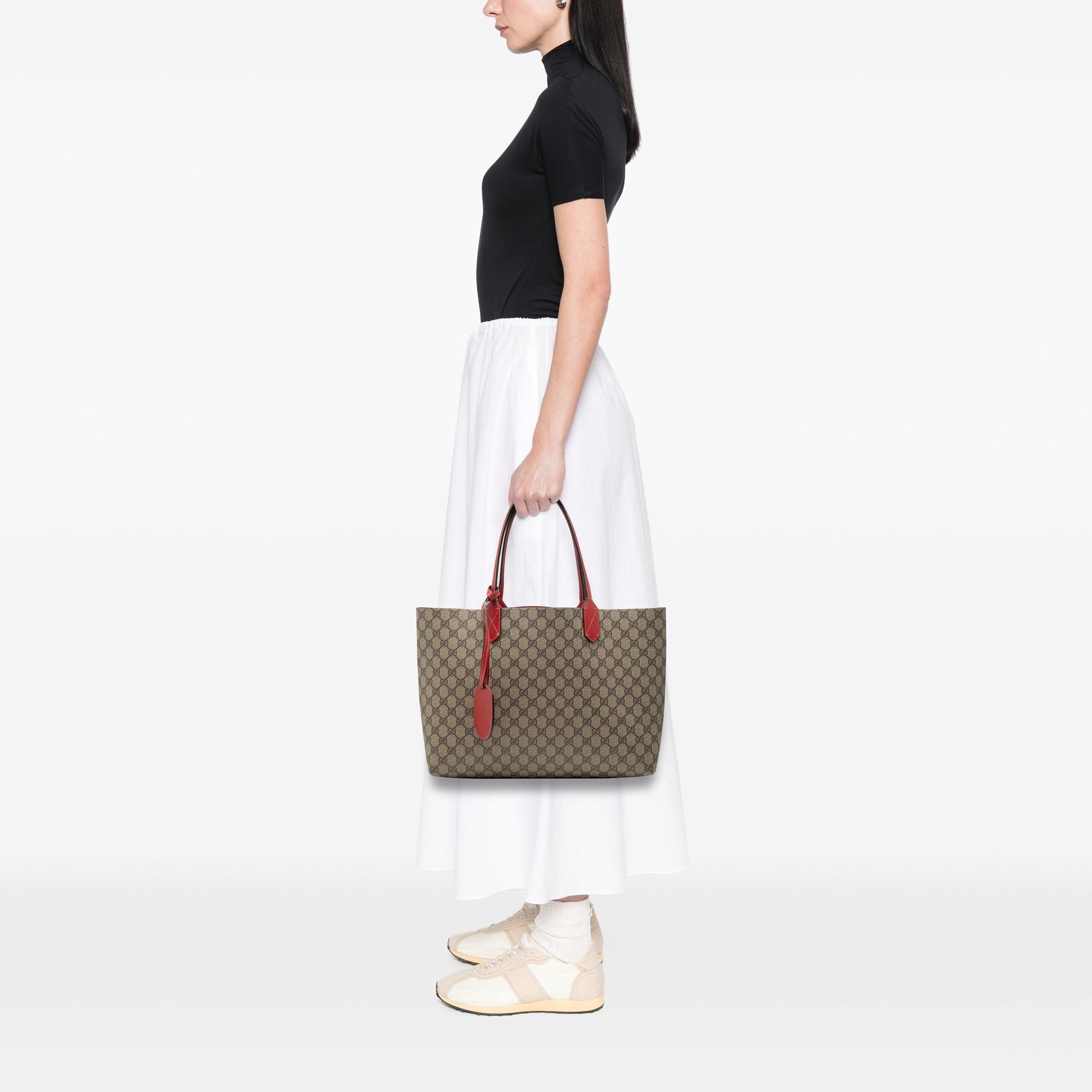 Gucci Medium GG Supreme Reversible Tote