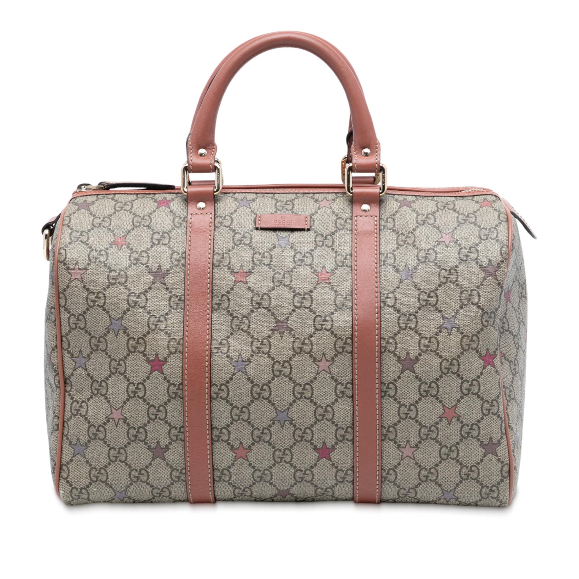 Gucci Medium GG Supreme Stars Joy Boston Bag