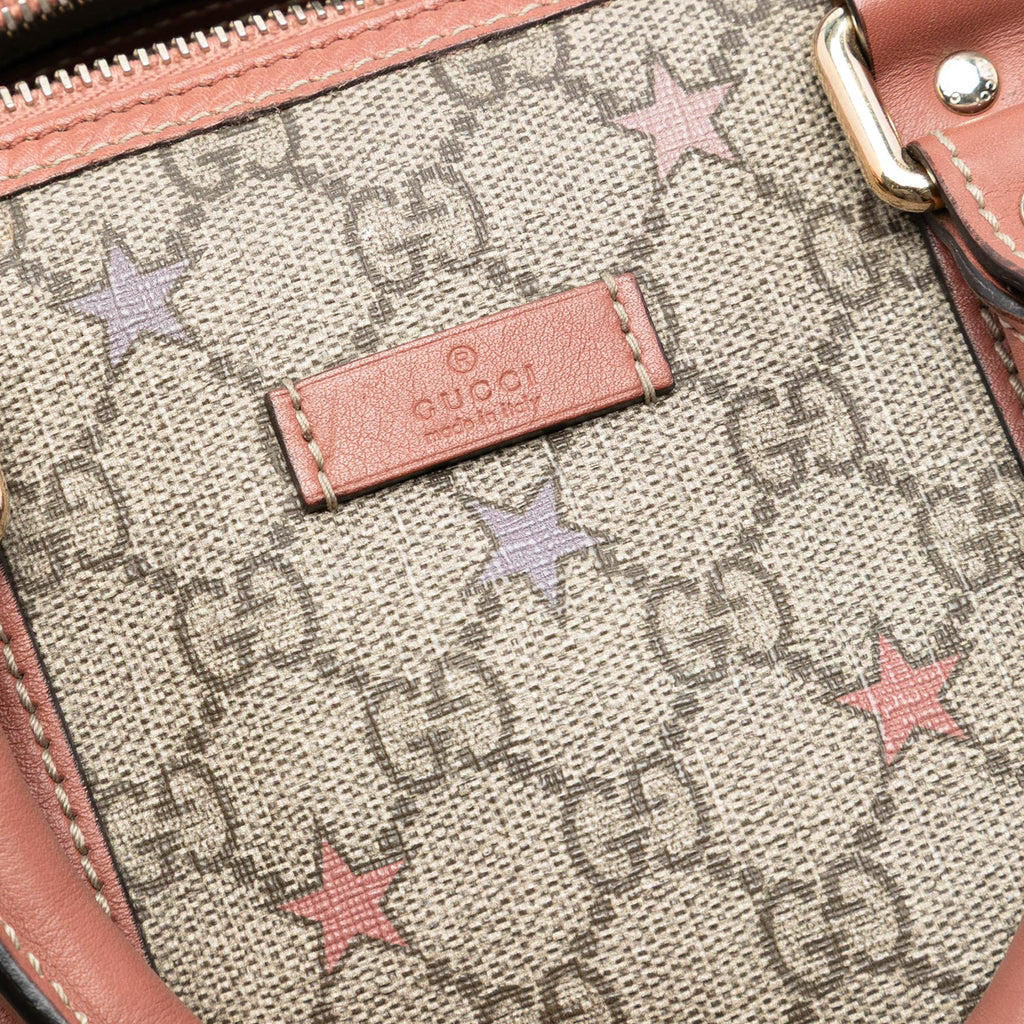 Gucci Medium GG Supreme Stars Joy Boston Bag