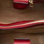 Gucci Medium GG Supreme Tian Bamboo Shopper Satchel