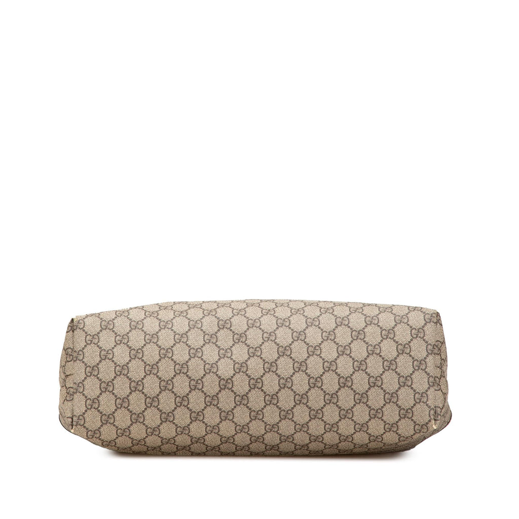 Gucci Medium GG Supreme Web Loop Tote Bag