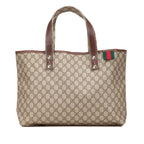 Gucci Medium GG Supreme Web Loop Tote