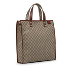 Gucci Medium GG Supreme Web Loop Vertical Tote (SHG-fppdZz)