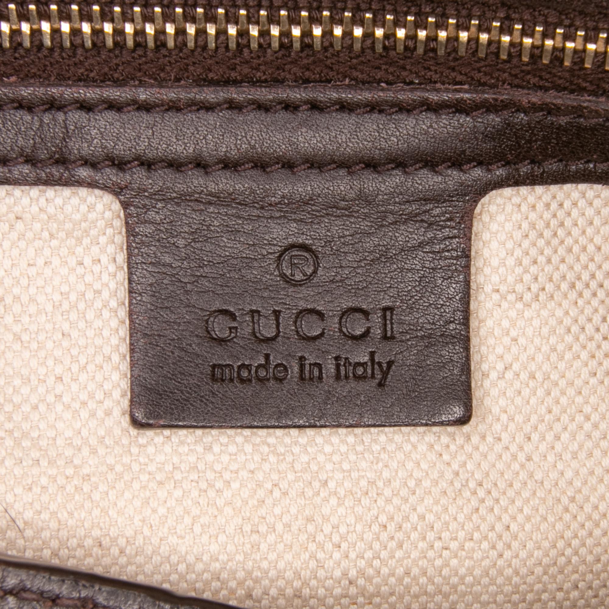 Gucci Medium Guccissima Bree Fold Over Tote