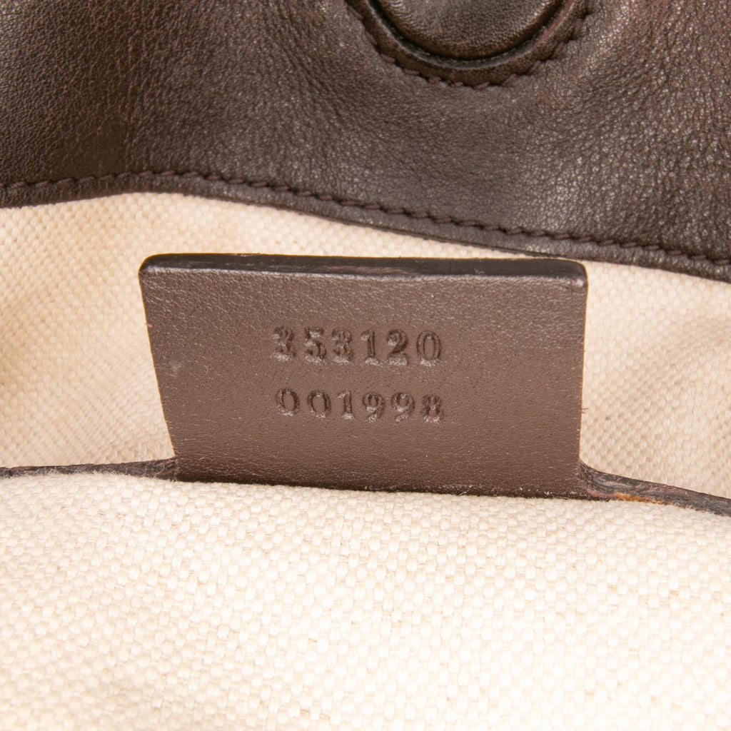 Gucci Medium Guccissima Bree Fold Over Tote