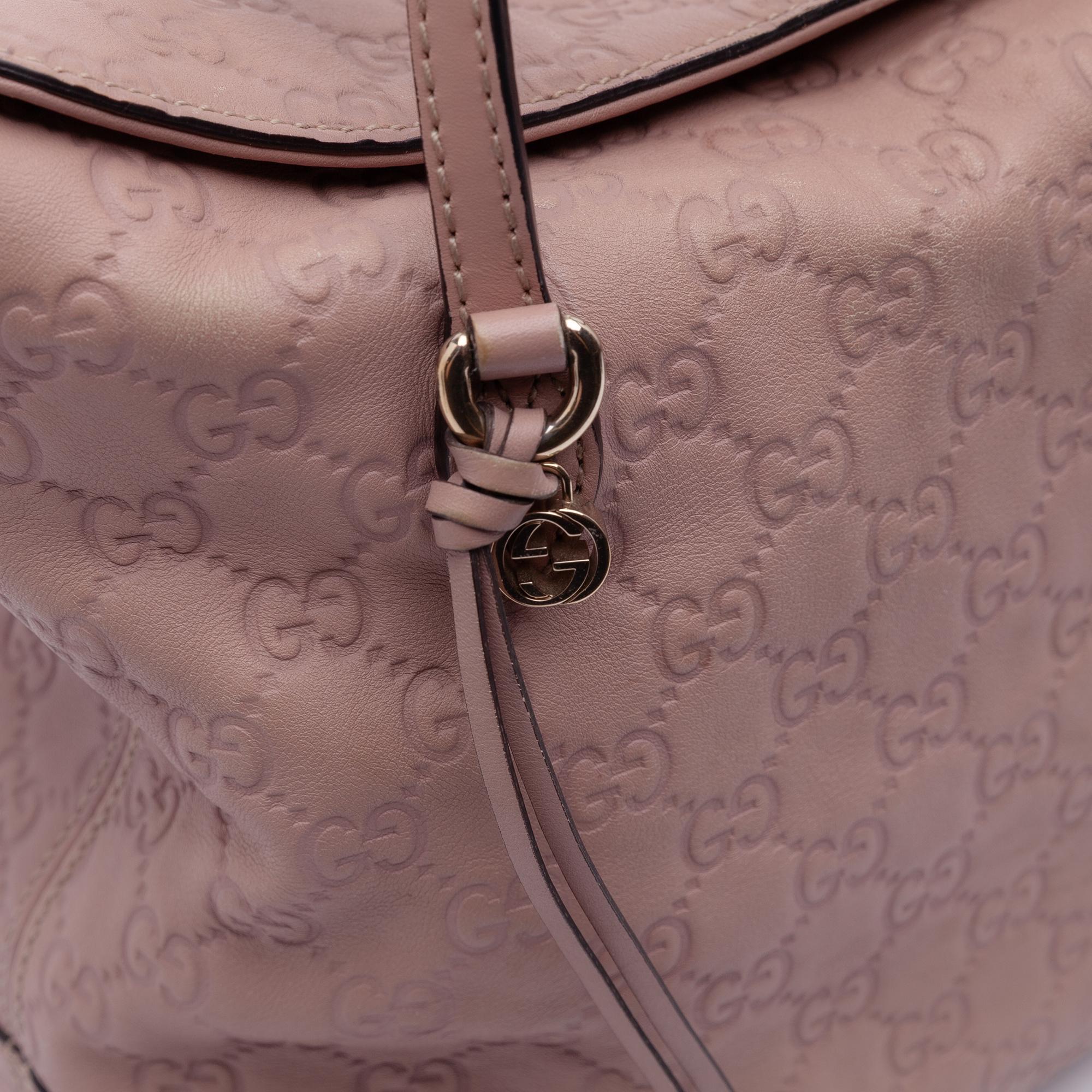Gucci Medium Guccissima Bree Fold Over Tote