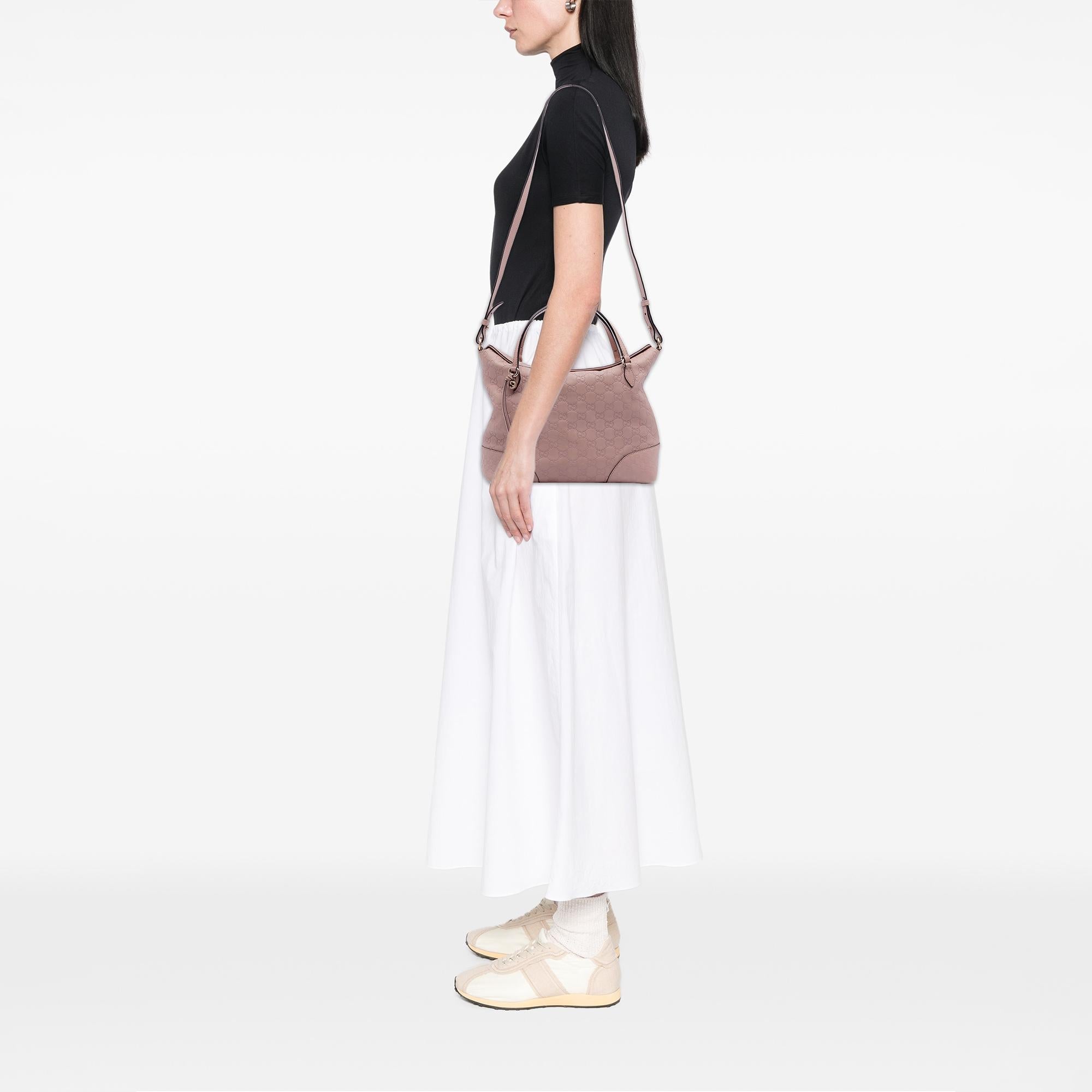 Gucci Medium Guccissima Bree Fold Over Tote