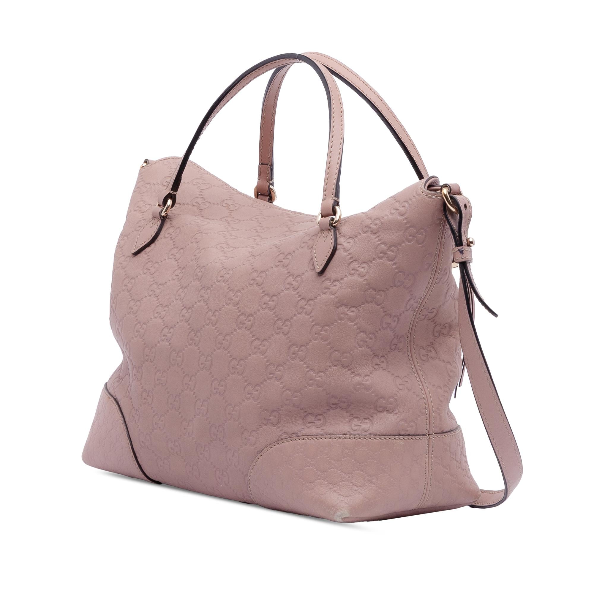 Gucci Medium Guccissima Bree Fold Over Tote