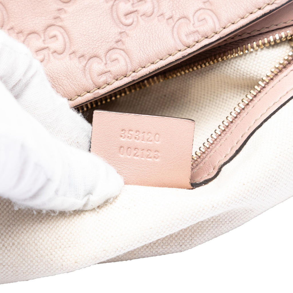 Gucci Medium Guccissima Bree Fold Over Tote