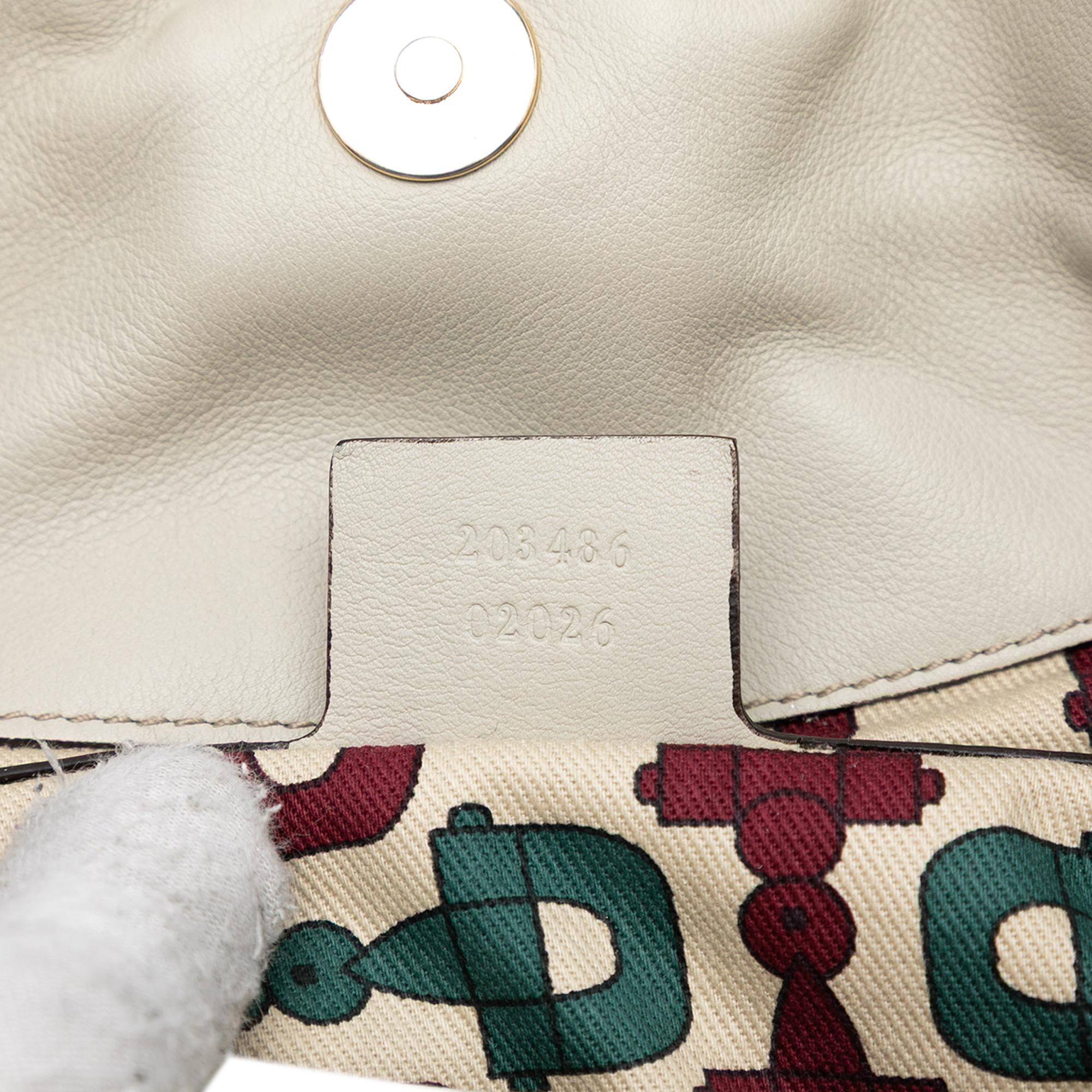 Gucci Medium Guccissima Hysteria Satchel