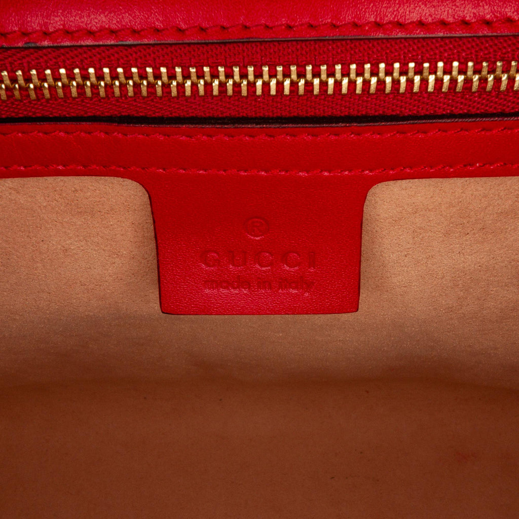 Gucci Medium Guccissima Padlock Shoulder Bag (SHG-rhl6JS)