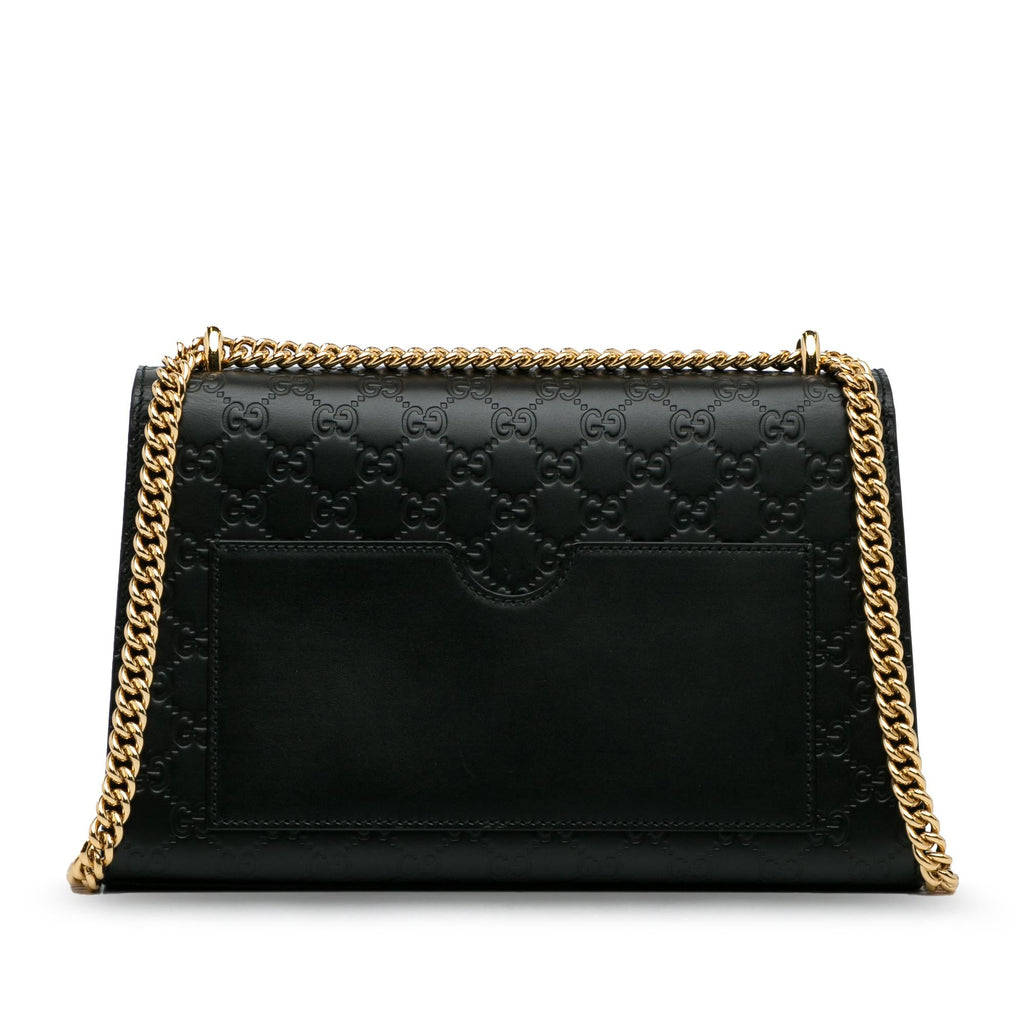 Gucci Medium Guccissima Padlock Shoulder Bag (SHG-SnYk2W)