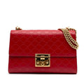 Gucci Medium Guccissima Padlock Shoulder Bag