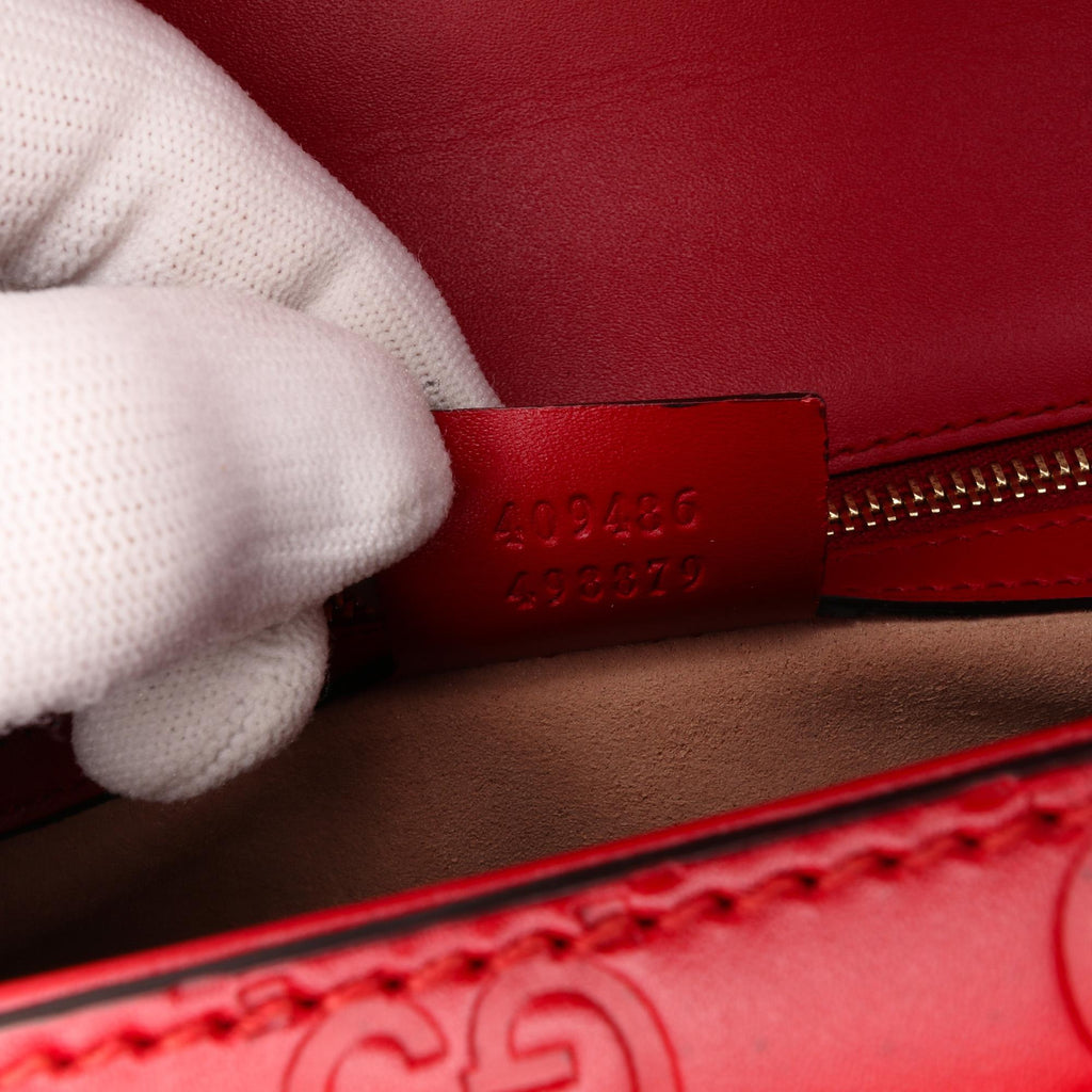 Gucci Medium Guccissima Padlock Shoulder Bag