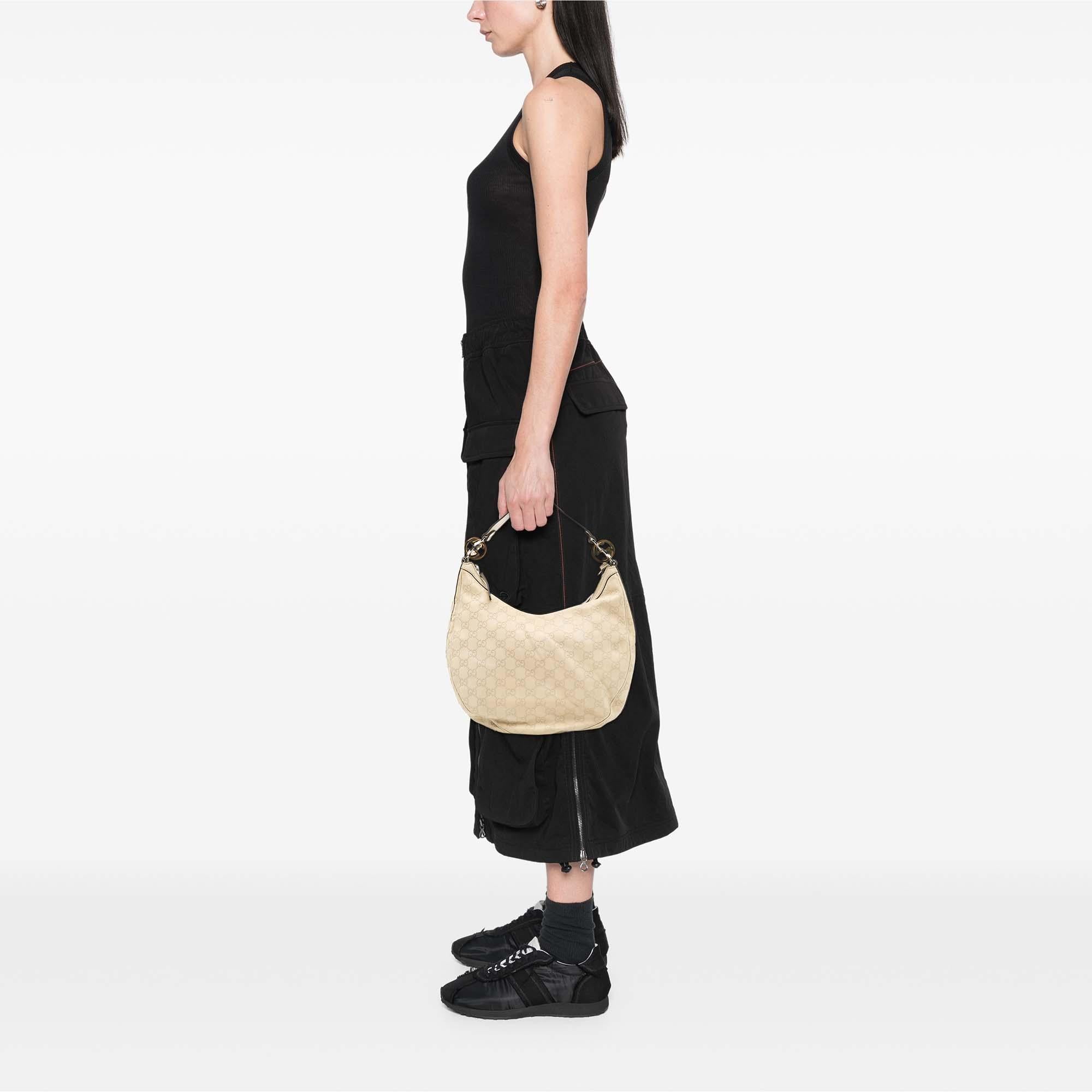 Gucci Medium Guccissima Twins Hobo