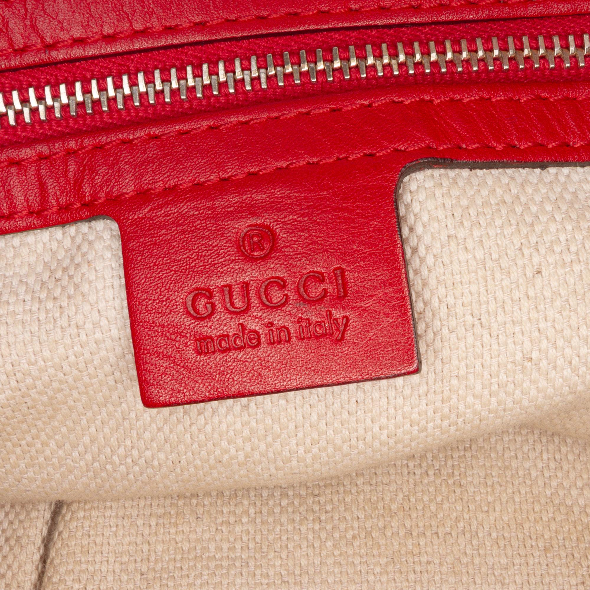 Gucci Medium Guccissima Valentine Top Handle Bag