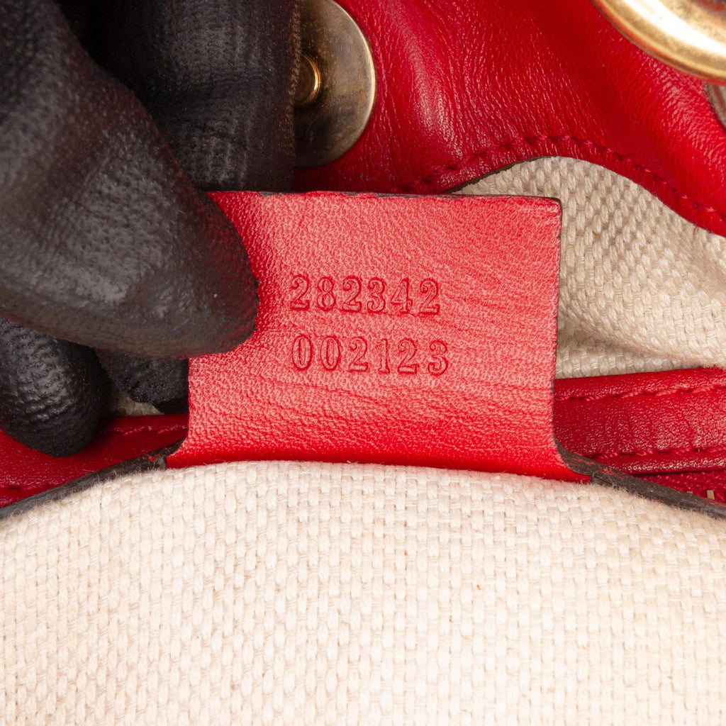 Gucci Medium Guccissima Valentine Top Handle Bag