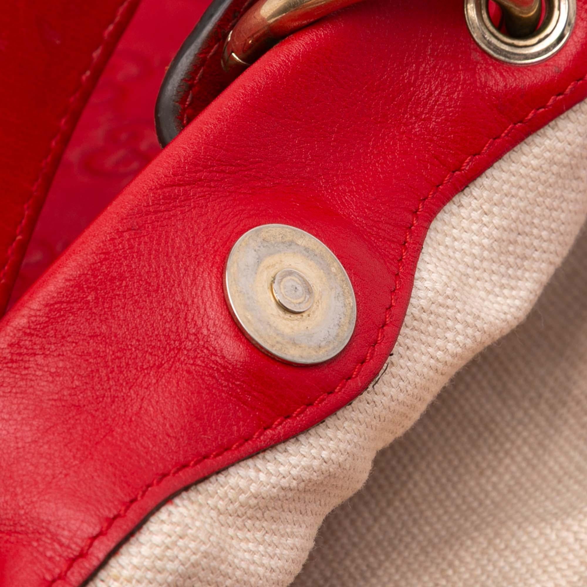Gucci Medium Guccissima Valentine Top Handle Bag
