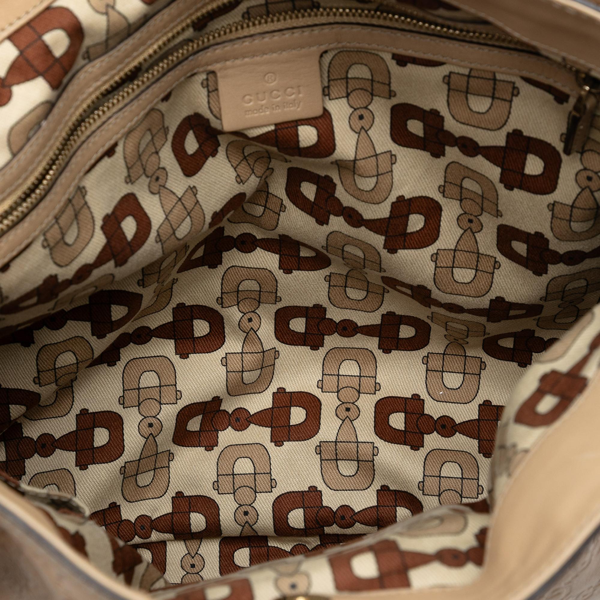 Gucci Medium Guccissima Web Britt Satchel