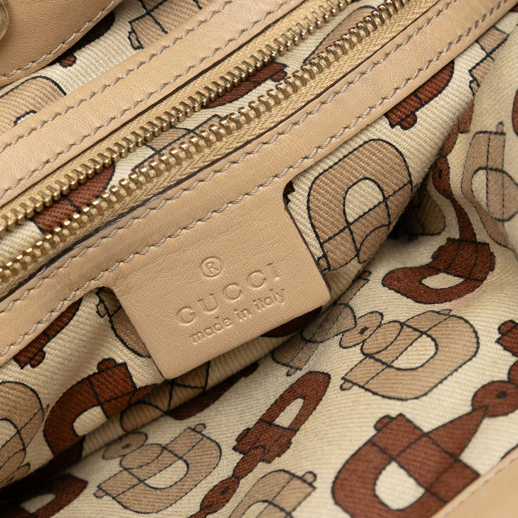 Gucci Medium Guccissima Web Britt Satchel