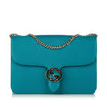Gucci Medium Interlocking G Leather Crossbody Bag (SHG-32622)
