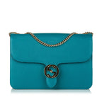 Gucci Medium Interlocking G Leather Crossbody Bag (SHG-32622)