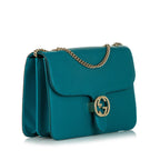 Gucci Medium Interlocking G Leather Crossbody Bag (SHG-32622)