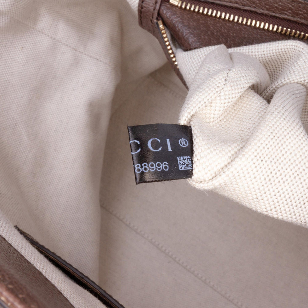 Gucci Medium Jumbo GG Canvas Web Ophidia Tote