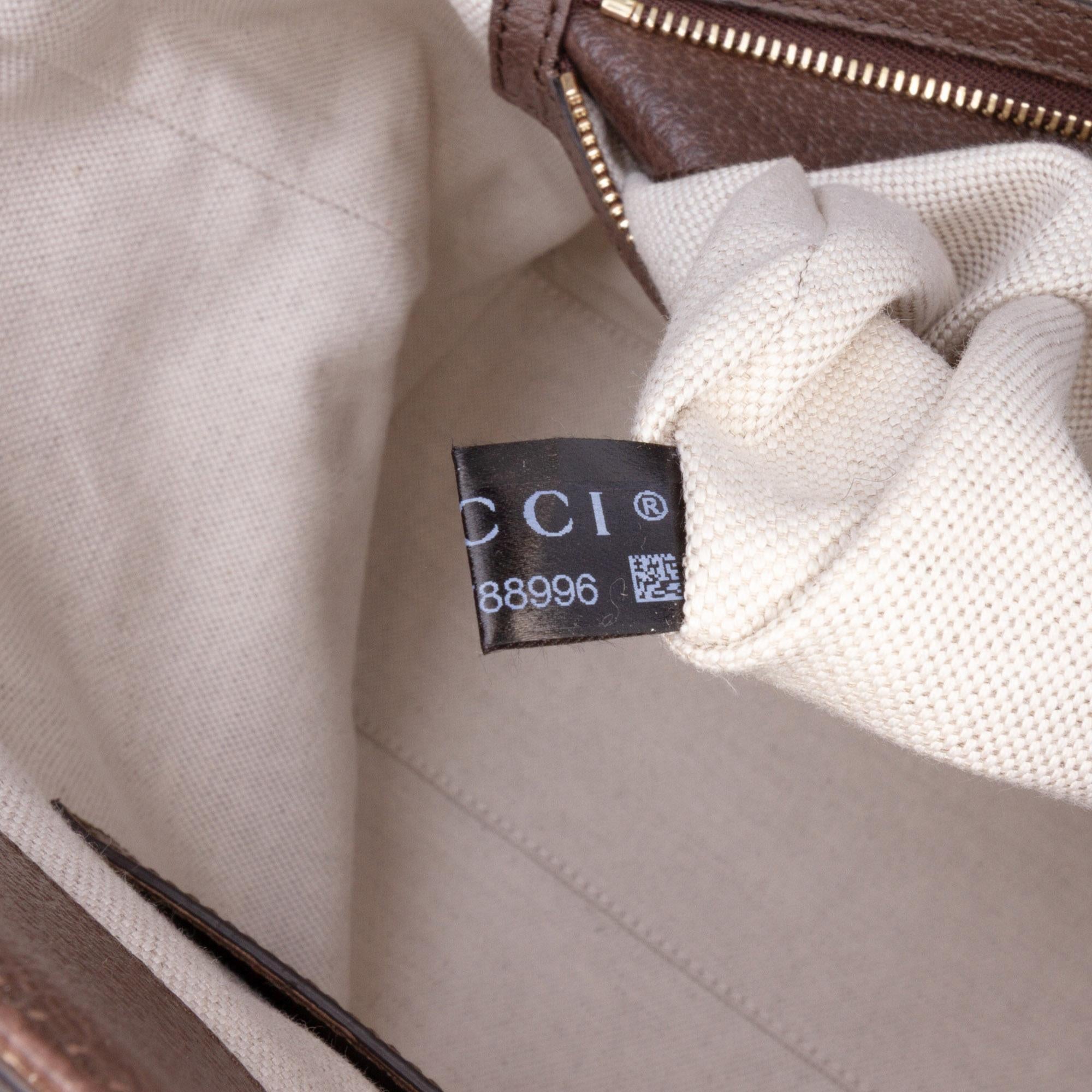Gucci Medium Jumbo GG Canvas Web Ophidia Tote