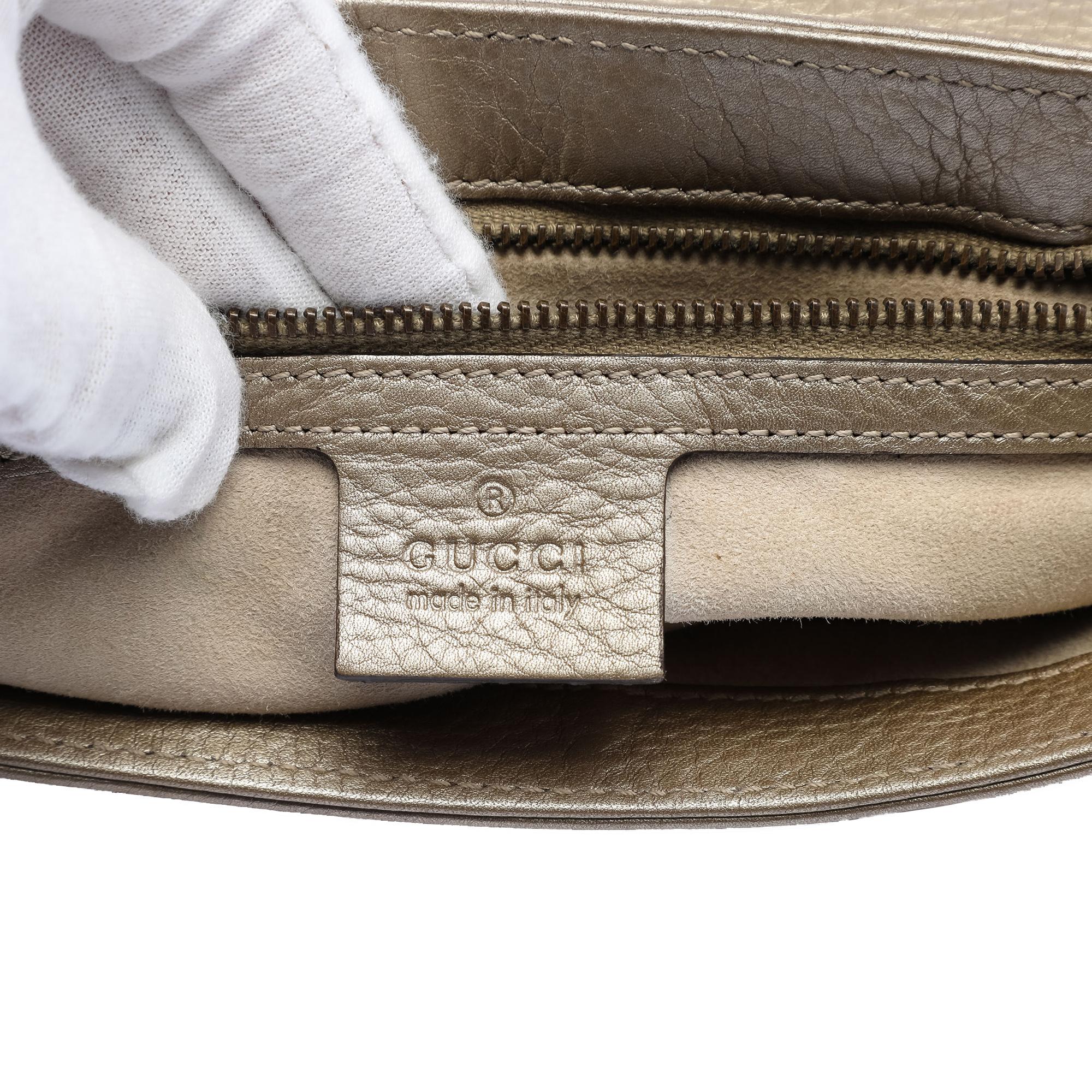 Gucci Medium Leather 1973 Chain Crossbody