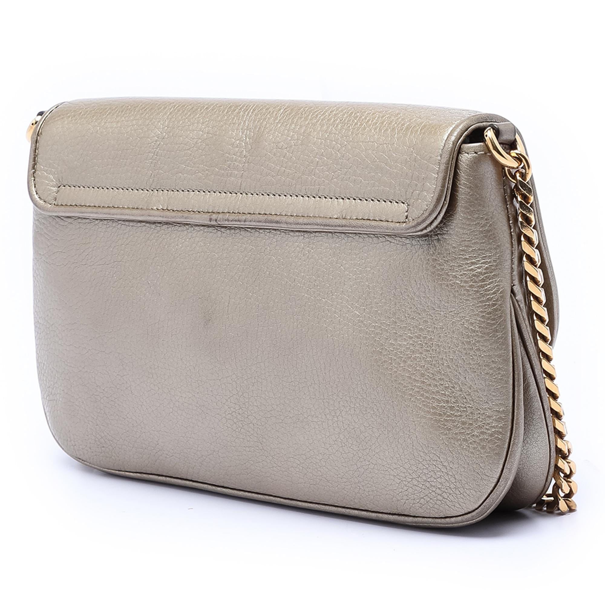 Gucci Medium Leather 1973 Chain Crossbody