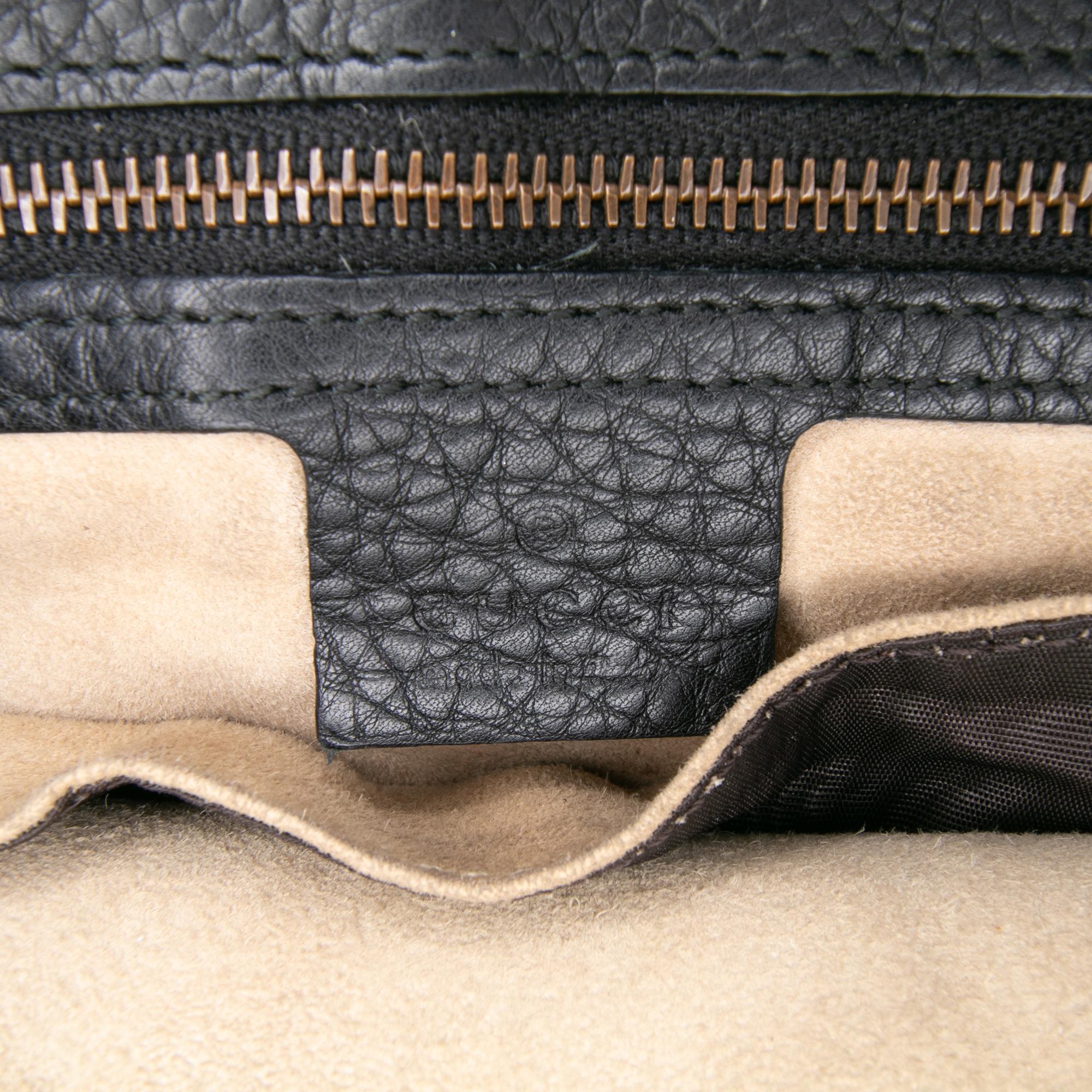 Gucci Medium Leather 1973 Chain Shoulder Bag