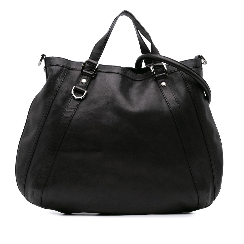 Gucci Medium Leather Abbey D Ring Convertible Tote