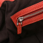 Gucci Medium Leather Bamboo Bar Tote