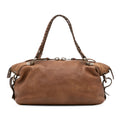 Gucci Medium Leather Bamboo Bar Tote