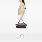 Gucci Medium Leather Bamboo Bar Tote