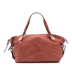 Gucci Medium Leather Bamboo Bar Tote