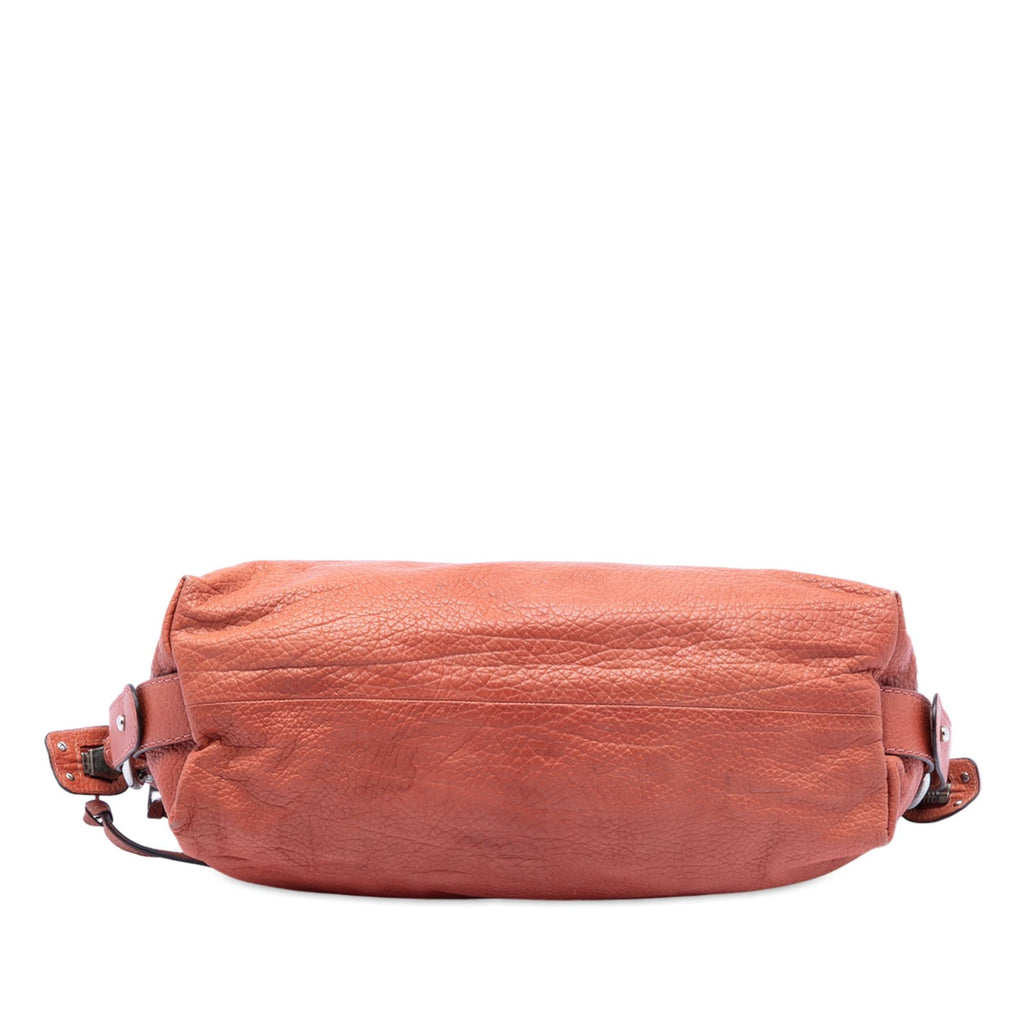 Gucci Medium Leather Bamboo Bar Tote