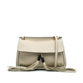 Gucci Medium Leather Bamboo Daily Crossbody